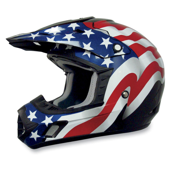 AFX FX-17 Helmet - Freedom - Black - Size M - [Blemish]