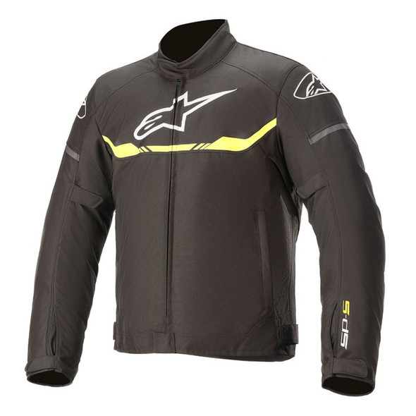 Alpinestars T-SPS Waterproof Jacket - Black/Flo Yellow - 4XL - 3200120-155-4X