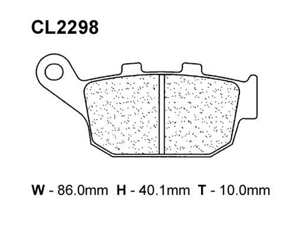 CL Brakes RX3 High Performance Sintered Brake Pads  - 2298RX