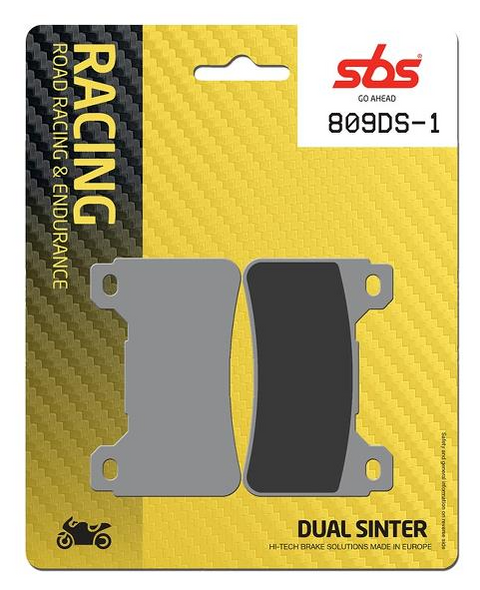 SBS Dual Sintered Dynamic Racing Front Brake Pads: 05-18 Honda CBR600RR/1000RR Fireblade - 809DS