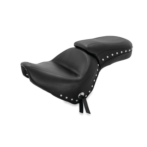Mustang Wide Touring Two-Up Seat - 10-16 Honda VT1300C