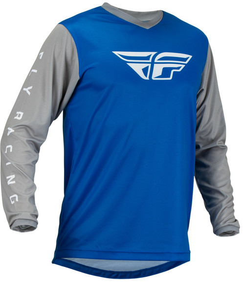 Fly Racing F-16 Jersey - 2023 Model - Blue/Grey - Size 4XLarge - [Blemish]