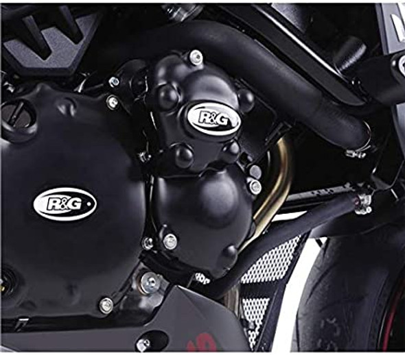 R&G Racing Right Side Engine Case Cover: 2005-2021 Suzuki Models - Black
