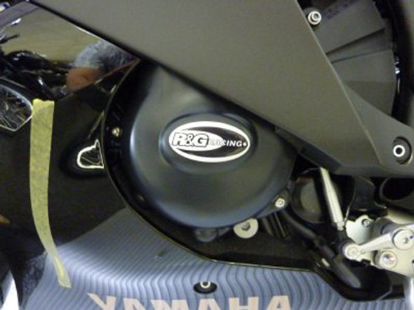 R&G Racing Left Side Engine Case Cover: 2008-2022-YZF-R6 Models - Black