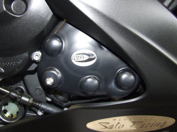 R&G Racing Right Side Engine Case Cover: 2004-2008 Yamaha YZF-R1 Models - Black