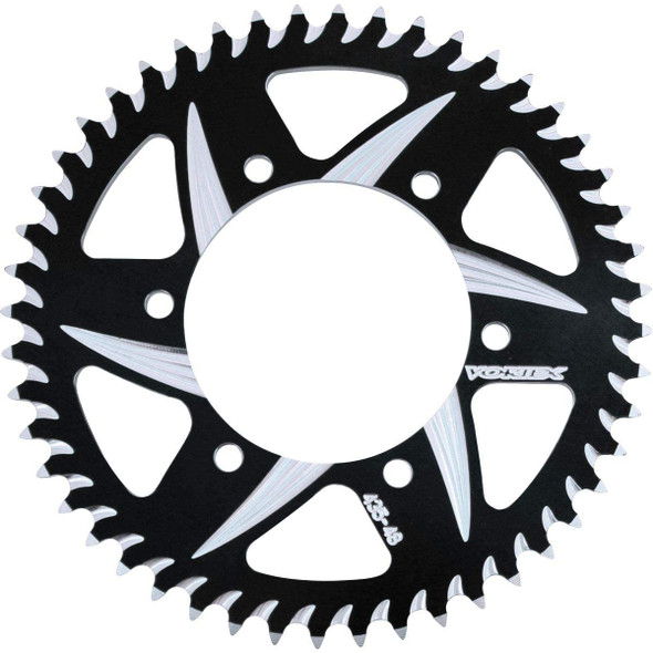 Vortex Racing Aluminum Rear Sprocket 251AZK - 520 - 43 Tooth - Black