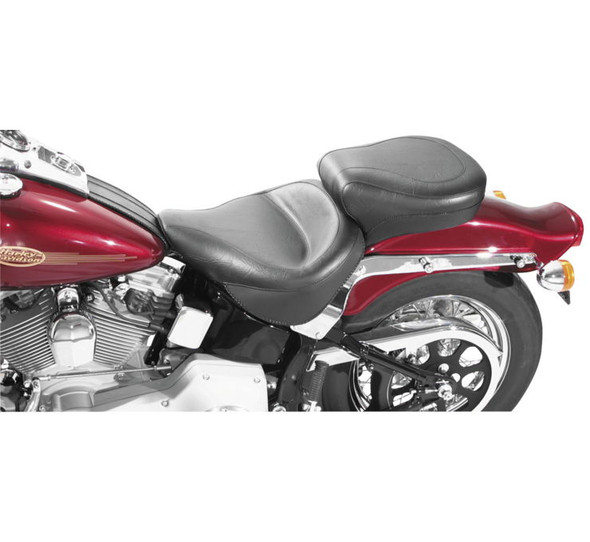 Mustang One-Piece Wide Touring Seat: 00-17 Harley-Davidson Softail Models - [Blemish]