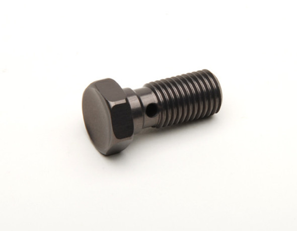 Spiegler Anodized Aluminum Banjo Bolt - Universal - M10x1.25 - Titanium