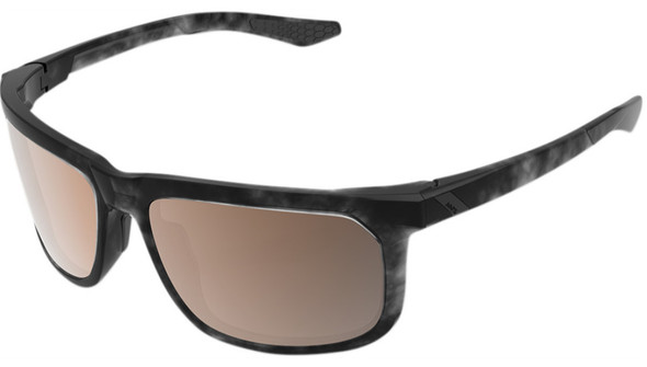 100% Hakan Sunglasses - Black Havana - Bronze Lens