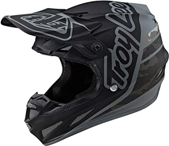 Troy Lee Designs SE4 Composite Helmet - Black/Camo - Large
