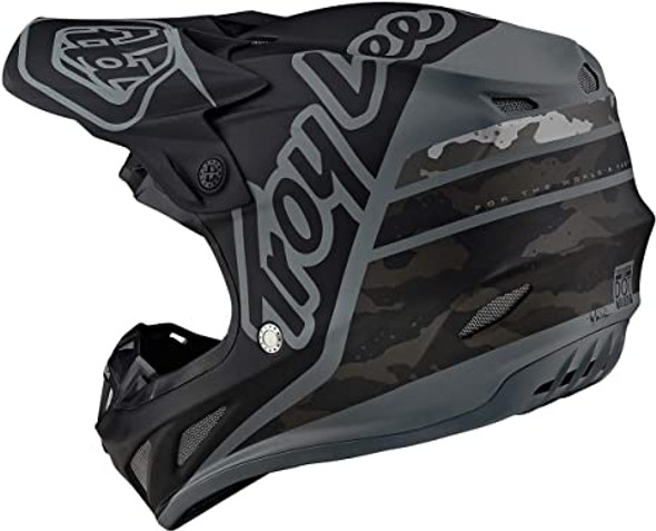 Troy Lee Designs SE4 Composite Helmet - Black/Camo - Large