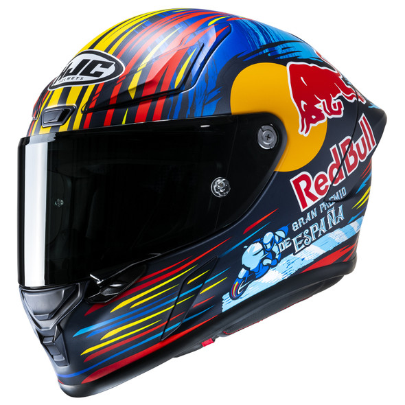HJC RPHA 1N Jerez Red Bull Helmet - MC-21SF - Red/Blue/Orange/Yellow