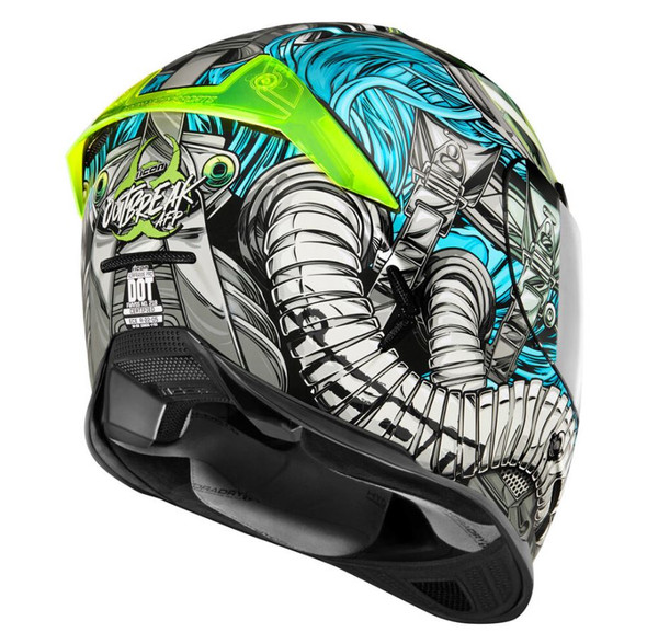 Icon Airframe Pro Helmet - Outbreak - Blue/Green