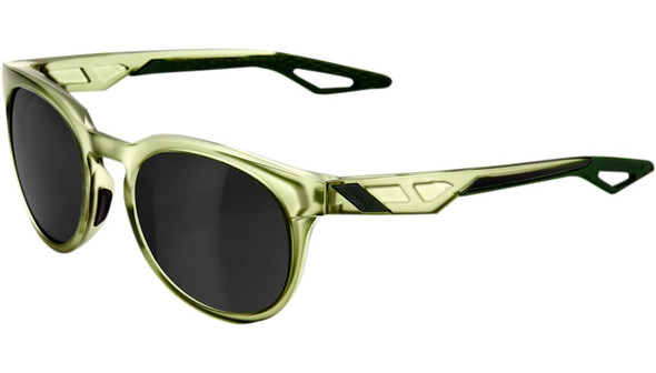 100% Campo Sunglasses - Olive - Black Mirror Lens