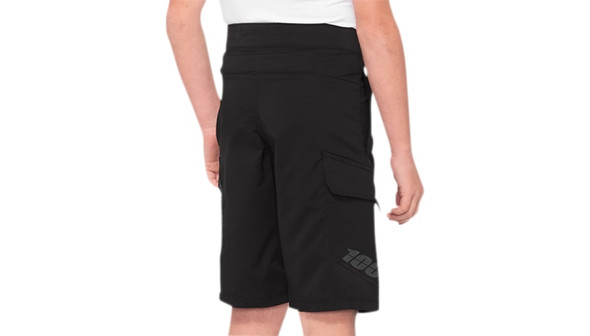 100% Youth Ridecamp Shorts - Black