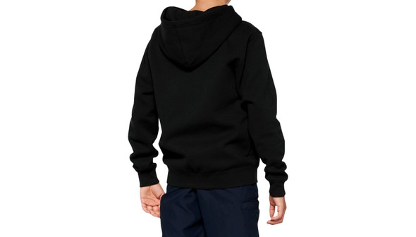 100% Youth Official Zip Hoodie - Black