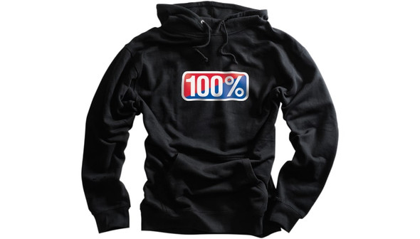 100% Classic Hoodie - Black