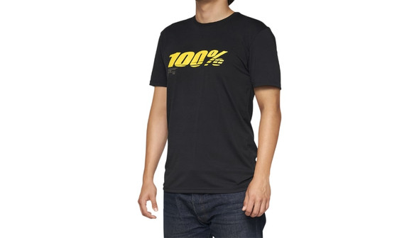 100% Tech Speed T-Shirt - Black