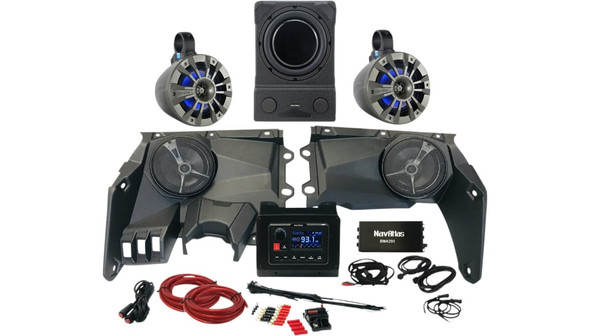 Navatlas 4-Seater Audio Kit with TFT Screen/Subwoofer for Can-Am  - Zone 4 - X3