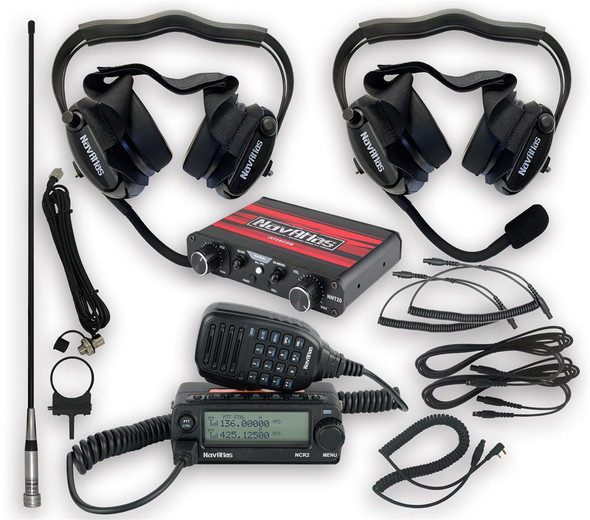 Navatlas Behind The Head Intercom/Radio and Headset Kit - NNT20 - 2-Seat