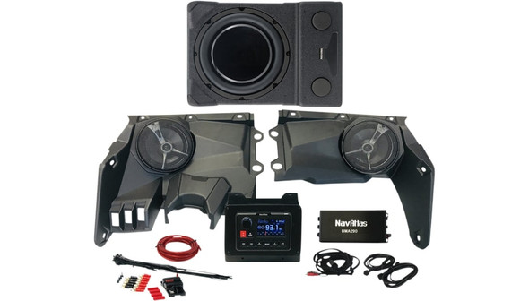 Navatlas 4-Seater Audio Kit with TFT Screen/Subwoofer for Can-Am - Zone 3 - X3