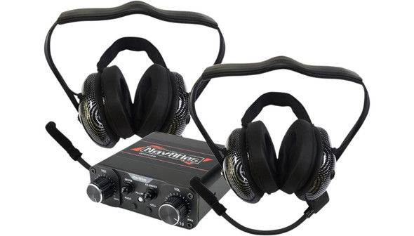 Navatlas Intercom Communication System with Behind the Head Style Headphones - NNT10 - Black