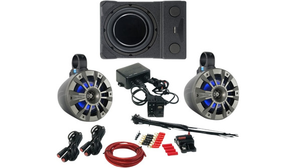 Navatlas 4-Seater Audio Kit with Rocker Switch/Subwoofer for Can-Am - Zone 3 - X3