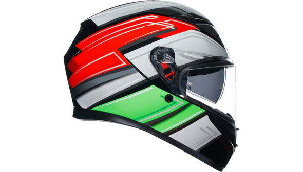 AGV K3 Wing Helmet - Red/Green/White