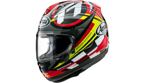 Arai Corsair-X Limited Edition Isle of Man TT 2023 Helmet - Black/Red/Yellow