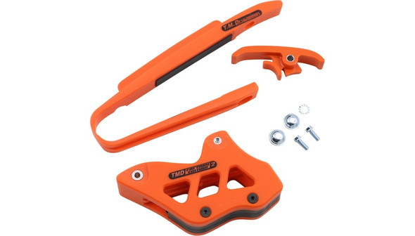 T.M. Designworks Chain Guide and Slider Kit: KTM-225 - KTM/Husaberg Models