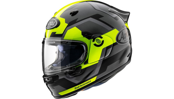 Arai Contour-X Face Helmet - Black/Fluorescent Yellow