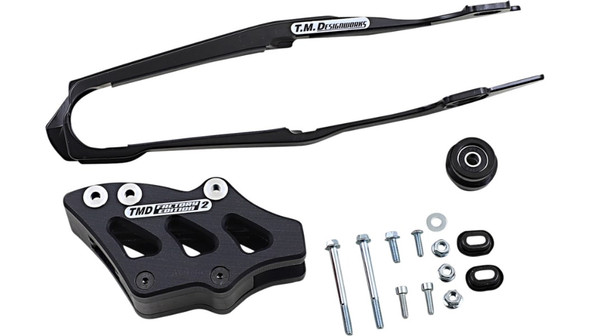 T.M. Designworks Chain Guide and Slider Kit: DCK-OR8 - Honda Models