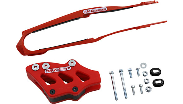 T.M. Designworks Chain Guide and Slider Kit: DCK-OR8 - Honda Models
