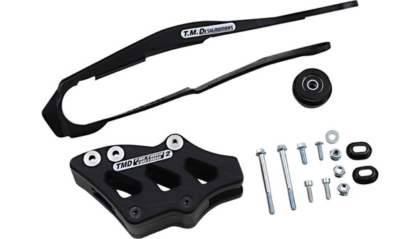 T.M. Designworks Chain Guide and Slider Kit: DCK-OR6 - Honda Models