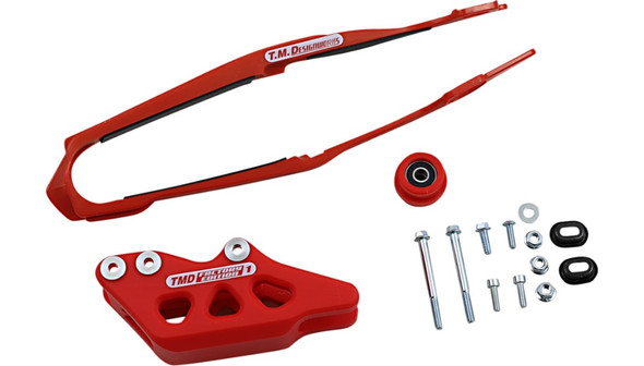 T.M. Designworks Chain Guide and Slider Kit: DCK-OR7 - Honda Models