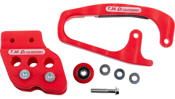 T.M. Designworks Chain Guide and Slider Kit: HCP-80K - Honda TRX450 Models