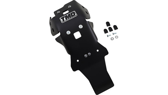 T.M. Designworks Full-Coverage Skid Plate with Linkage Protection: KHLG-135-BK - Husqvarna/KTM Models - Black