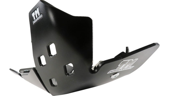 T.M. Designworks Full-Coverage Skid Plate with Linkage Protection: KHLG-359-BK - Gas Gas/Husqvarna/KTM Models - Black