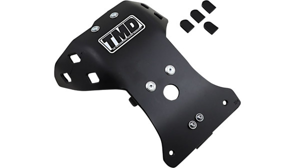 T.M. Designworks Full-Coverage Skid Plate: KTMC-085-BK - KTM SX 85/105 Models - Black