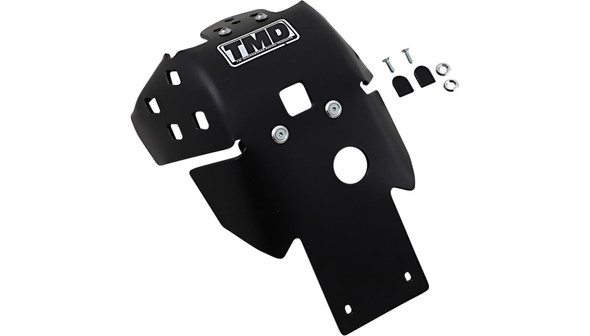 T.M. Designworks Full-Coverage Skid Plate: KXMC-255-BK - Kawasaki KX 250F Models - Black