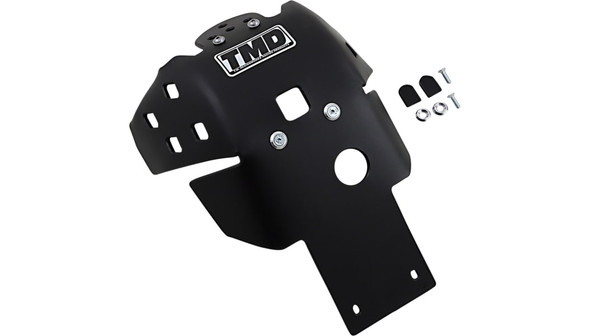 T.M. Designworks Full-Coverage Skid Plate: KXMC-250-BK - Kawasaki KX 250F Models - Black