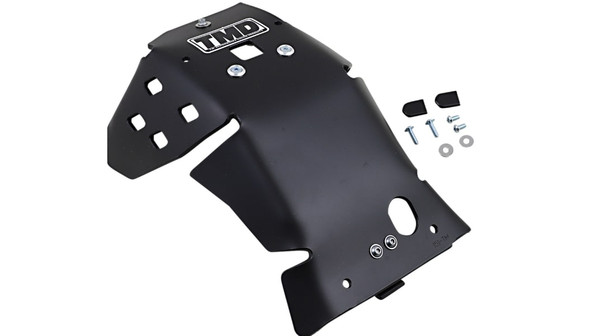 T.M. Designworks Full-Coverage Skid Plate: KTMC-352-BK - Gas Gas/Husqvarna/KTM Models - Black