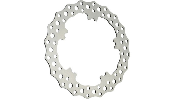 Arlen Ness 11.8" Jagged Floating Brake Rotor: Harley-Davidson Models - Silver