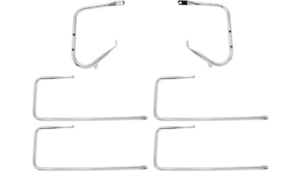 Drag Specialties Saddlebag Guard/Side Rail Kits: 2009-2013 Harley-Davidson FL Models