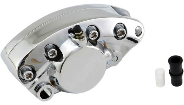 Drag Specialties Rear Brake Caliper Kit: 1981-1982 Harley-Davidson FX Models - Chrome