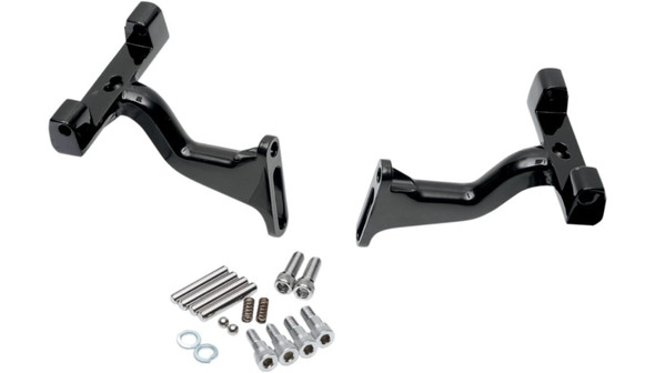 Drag Specialties Raised Passenger Floorboard Mounts for Dresser: Harley-Davidson Models