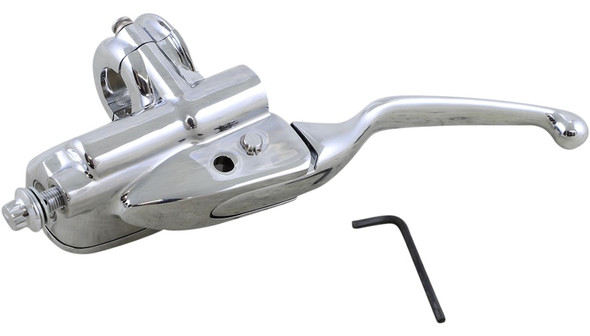 Drag Specialties Replacement Master Cylinder Assembly: 1996-2007 Harley-Davidson FL Models - Chrome