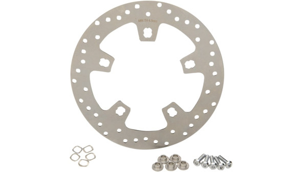 Drag Specialties Custom Brake Rotor: 2000-2007 Harley-Davidson Models - Front - 11.5"