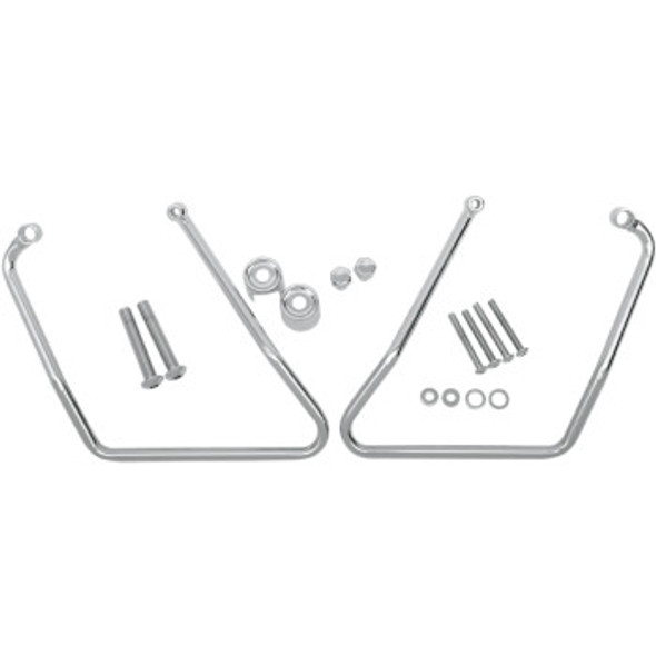 Drag Specialties Saddlebag Support Brackets: 2009-2013 Harley-Davidson FL Models