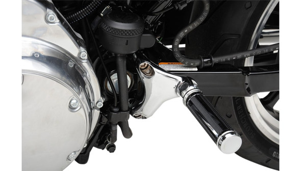 Drag Specialties Passenger Footpeg Mount Kit: 2004-2013 Harley-Davidson XL Models